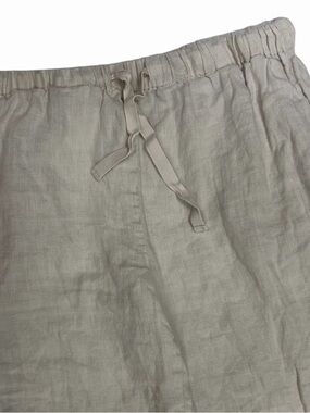 Quince Women 100% European Linen Pajama Set Pants XS Pale Pink Comfort Lounge